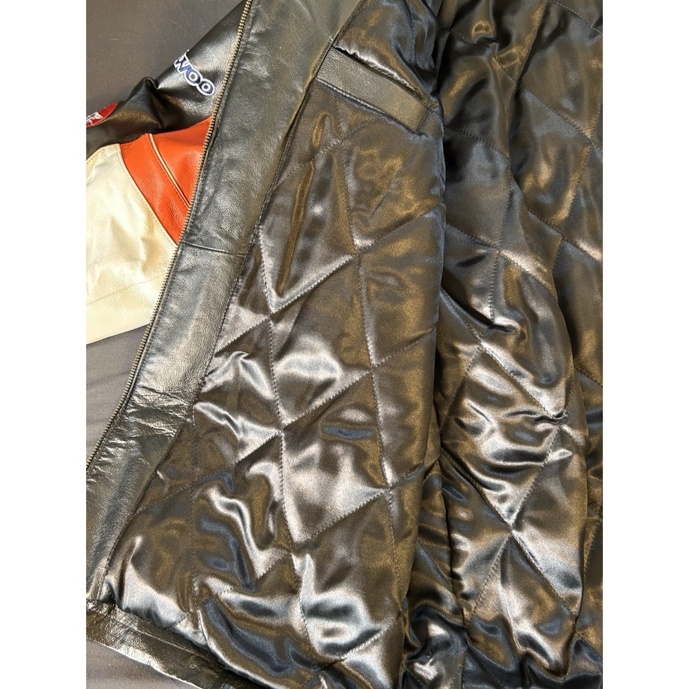 Vintage Tony Stewart #20 NASCAR Racing Wilson's Leather Jacket Sz XXL - Picture 13 of 16